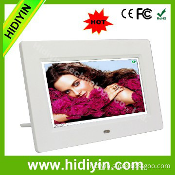 7 inch cheapest acrylic plastic video digital photo frame